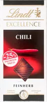 Mängden socker i Lindt Excellence Chili Feinherb