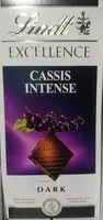 Mängden socker i Lindt Excellence Cassis Intense