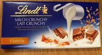 Mängden socker i LAIT CRUNCHY Chocolat suisse extra fin au lait Crunchy