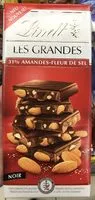 Mängden socker i Les Grandes 31% Amandes - Fleur de Sel Noir