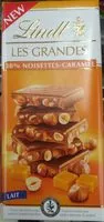 Mängden socker i Les grandes 38% noisette-caramel