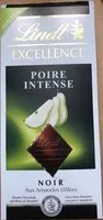 Mängden socker i Lindt Excellence Poire Intense