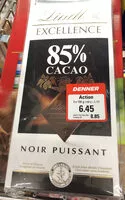 Mängden socker i Chocolat noir