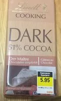 Mängden socker i Dark 51% Cocoa