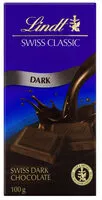 Mängden socker i Chocolate Suíço Amargo Lindt Swiss Classic Cartucho 100g