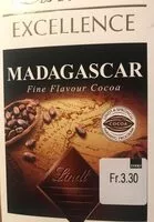 Mängden socker i Lindt excellence Madagascar