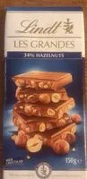 Mängden socker i Les grandes Milk chocolate 34% hazelnuts
