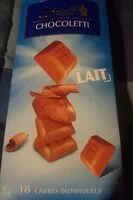 Mängden socker i Chocoletti au lait