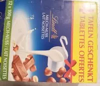 Mängden socker i Chocolat lait noisettes