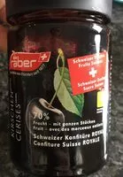 Mängden socker i Confiture cerises noires