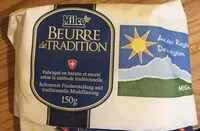 Mängden socker i beurre de tradition