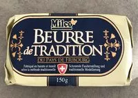 Mängden socker i BEURRE de TRADITION