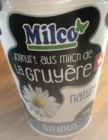 Mängden socker i Joghurt aus Milch de La Gruyere Nature Bifidus