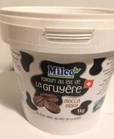 Mängden socker i Yogourt au lait de la Gruyere Mocca