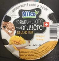 Mängden socker i Yogourt a la creme de la gruyere