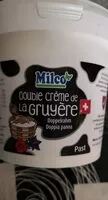 Mängden socker i Crème de gruyère