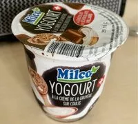 Mängden socker i Yogourt à la crème de la gruyère sur coulis