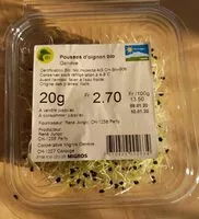 Mängden socker i Pousse d'oigon bio