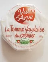 Mängden socker i La Tomme Vaudoise du Crémier