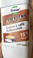 Mängden socker i Crème à café