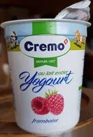 Mängden socker i Cremo youghurt au lait entier framboise