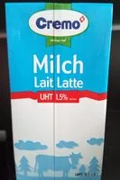 Mängden socker i Cremo Lait Drink 1.5% Uht 50CL