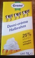 Mängden socker i Demi-crème 25%feet