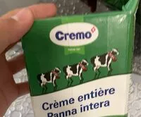 Mängden socker i Crème Entière 35% Uht Cremo 1 L, 1 Pièce