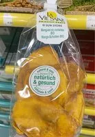 Mängden socker i Mangues en rondelles BIO