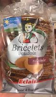 Mängden socker i Eclair Bricelets vaudois raisinée