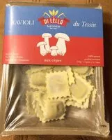 Mängden socker i Ravioli aux cèpes du Tessin