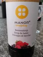 Mängden socker i Manor sirop de baies