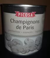 Mängden socker i Champignons de Paris