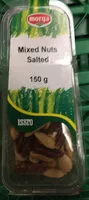 Mängden socker i Mélange de noix salées