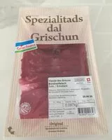 Mängden socker i Viande des Grisons