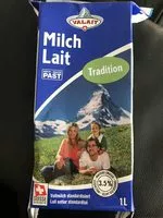 Mängden socker i Lait entier 