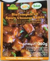 Mängden socker i Tempeh bio a la sauce chinoise piquante