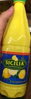 Mängden socker i Sicilia L'authentique Zitronensaft