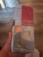 Mängden socker i Farine mi-blanche