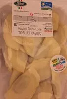 Mängden socker i Ravioli demi-lune tofu basilic GRTA