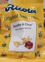 Mängden socker i Ricola original swiss herb