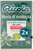 Mängden socker i Menta di montagna