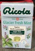 Mängden socker i Ricola