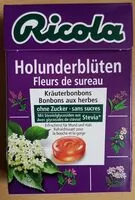 Mängden socker i Ricola holunder