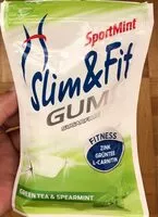 Mängden socker i Slim & Fit Gum Green Tea & Spearmint