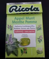 Mängden socker i Menthe Pomme