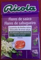 Mängden socker i Ricola Flores de Saúco