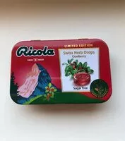 Mängden socker i Swiss herb drops - Cranberry