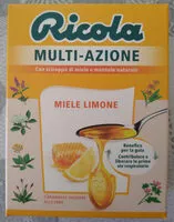 Mängden socker i Ricola multi-azione miele e limone