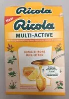 Mängden socker i Ricolas Multi-Active, miel-citron